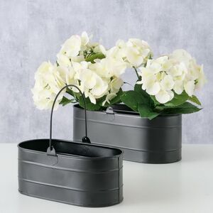 Металлическое кашпо для цветов Gamalia 33*15 см Boltze фото 3