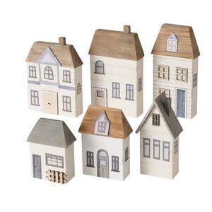 Набор декоративных домиков Бергстром 15-23 см, 6 шт Boltze фото 9
