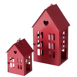 Набор подсвечников-домиков Аркенталес 14-25 см, 2 шт Boltze (Больтце) фото 8