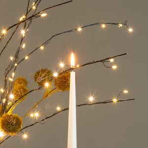Набор светящихся веток Люминозо Боске 90 см, 200 теплых белых LED ламп, 5 шт, таймер, IP44 Edelman (Эдельман) фото 4