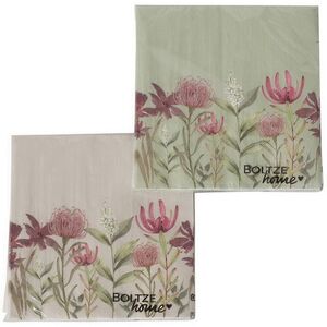 Бумажные салфетки Flore Lumea 17*17 см зеленые, 20 шт Boltze фото 2