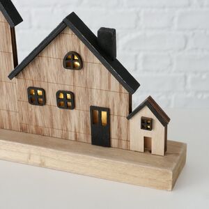 Интерьерная декорация Домики на улочке Аманьон 30*21 см, с подсветкой Boltze фото 3