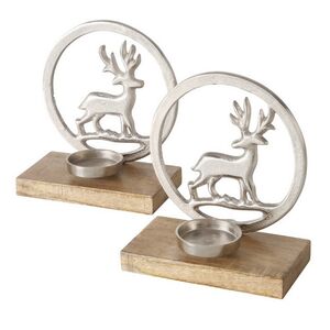 Декоративный подсвечник Deer Rupert 23*20 см Boltze фото 9