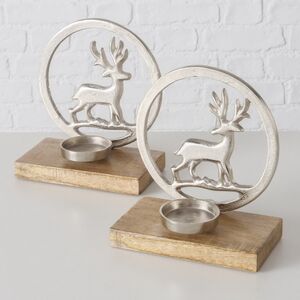 Декоративный подсвечник Deer Rupert 23*20 см Boltze фото 7