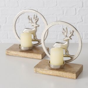 Декоративный подсвечник Deer Rupert 23*20 см Boltze фото 5