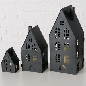 Набор подсвечников - домиков Belfast 13-35 см, 3 шт Boltze фото 2