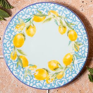 Набор подставок под кружки Capri Lemony 10 см голубой, 4 шт Boltze фото 2