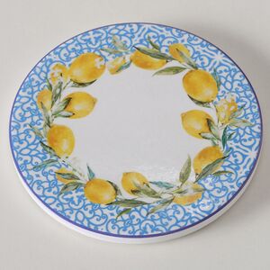 Набор подставок под кружки Capri Lemony 10 см белый, 4 шт