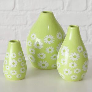 Набор керамических ваз White Daisy 8-12 см, 3 шт