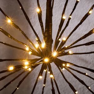Подвесной светильник Фейерверк 45 см, 72 теплых белых LED ламп с мерцанием, IP44 Koopman (Купман) фото 3