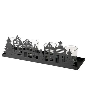 Декоративный подсвечник Домики Hiddenville 35*11 см Boltze (Больтце) фото 5