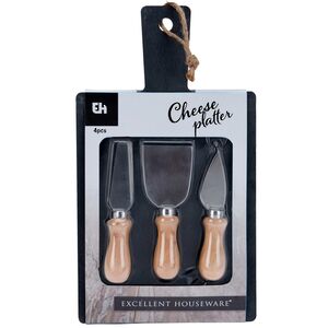 Доска для сыра с приборами Мелэйна 33*17 см, сланец Koopman фото 3
