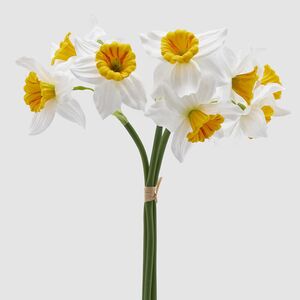Искусственный букет Нарцисс - Sunny Mood 40 см желтый, 3 шт EDG фото 4
