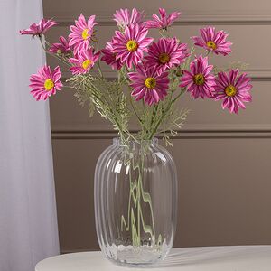 Искусственная ветка Ромашка - Summer Freshness 65 см розовая