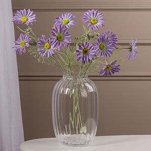 Искусственная ветка Ромашка - Summer Freshness 65 см фиолетовая