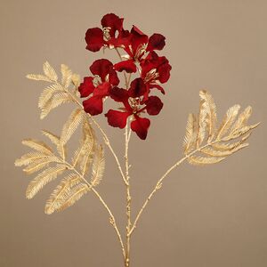 Искусственная ветка Doretta 83 см красная