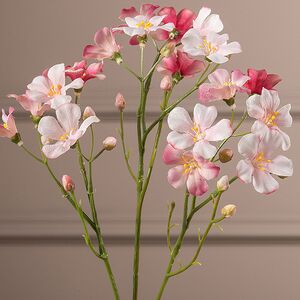Искусственная ветка Оксалис - Serene Happiness 55 см нежно-розовая EDG фото 3