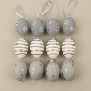 Пасхальные подвески Яйца - Romantic Easter 4 см, 12 шт Breitner фото 3