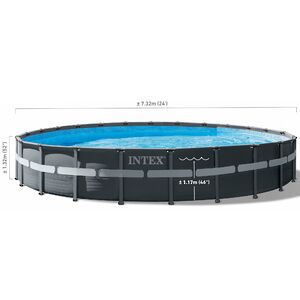 Каркасный бассейн 26340 Intex Ultra XTR Frame 732*132 см, песочный фильтр, аксессуары INTEX фото 11