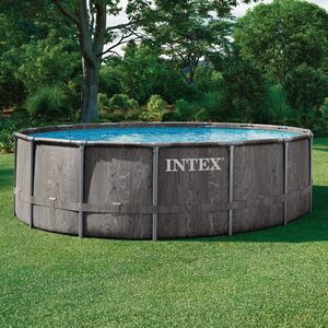 Каркасный бассейн 26742 Intex GreyWood Prism Frame 457*122 см, картриджный фильтр, аксессуары INTEX фото 3