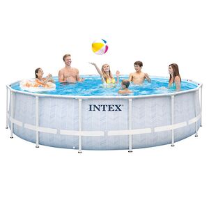 Каркасный бассейн 26746 Intex Chevron Prism Frame 488*122 см, аксессуары INTEX фото 5