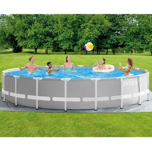 Каркасный бассейн 26756 Intex Prism Frame 610*132 см, картриджный фильтр, аксессуары INTEX фото 2