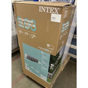 Каркасный овальный бассейн 26796 Intex Prism Frame 503*274*122 см, картриджный фильтр, аксессуары, уцененный INTEX фото 6