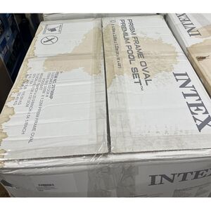 Каркасный овальный бассейн 26798 Intex Prism Frame 610*305*122 см, картриджный фильтр, аксессуары, уцененный INTEX фото 5