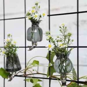 Набор стеклянных мини-вазочек Ольметта 7 см, 3 шт, дымчатый Ideas4Seasons фото 5