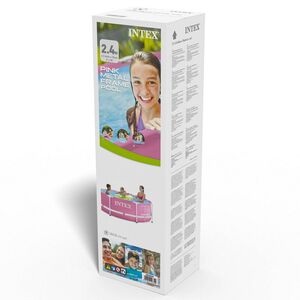 Каркасный бассейн 28290 Intex Metal Frame 244*76 см, розовый INTEX фото 12