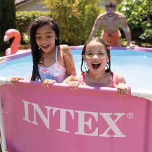 Каркасный бассейн 28290 Intex Metal Frame 244*76 см, розовый INTEX фото 7