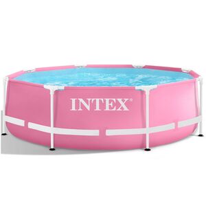Каркасный бассейн 28290 Intex Metal Frame 244*76 см, розовый INTEX фото 2
