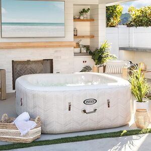 Надувной бассейн-джакузи Intex 28446 Chevron Deluxe 175*71 см, аэромассаж INTEX фото 4