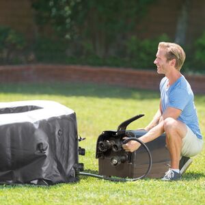 Надувной бассейн-джакузи Intex 28458 Jet Bubble Deluxe Onyx 201*71 см, аэро и гидромассаж, хлоргенератор INTEX фото 6