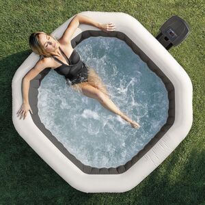 Надувной бассейн-джакузи Intex 28458 Jet Bubble Deluxe Onyx 201*71 см, аэро и гидромассаж, хлоргенератор INTEX фото 3