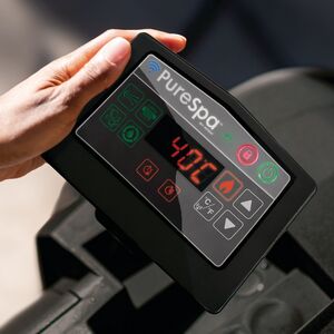 Надувной бассейн-джакузи Intex 28458 Jet Bubble Deluxe Onyx 201*71 см, аэро и гидромассаж, хлоргенератор INTEX фото 7
