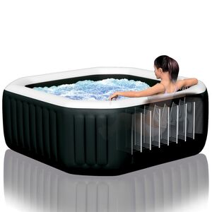 Надувной бассейн-джакузи Intex 28458 Jet Bubble Deluxe Onyx 201*71 см, аэро и гидромассаж, хлоргенератор INTEX фото 13