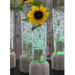 Стеклянная колба для цветов Therios на подставке 18 см Ideas4Seasons фото 4