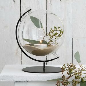 Декоративная ваза-флорариум Globo Sphere 21 см, стекло Ideas4Seasons фото 4