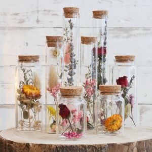 Стеклянная колба с цветами Floricco: Millona 13*5 см Ideas4Seasons фото 3