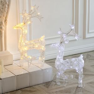 Светодиодный олень Клифтон 58 см, 40 теплых белых LED ламп, IP44 Winter Deco фото 3