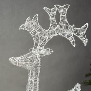 Светодиодный олень Парис 93 см, 120 холодных белых LED ламп, IP44 Winter Deco фото 8