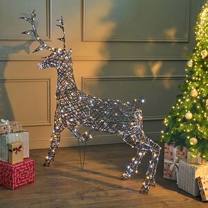 Светодиодный олень Бенни 146 см, 300 теплых/холодных белых LED ламп, IP44 Winter Deco фото 5