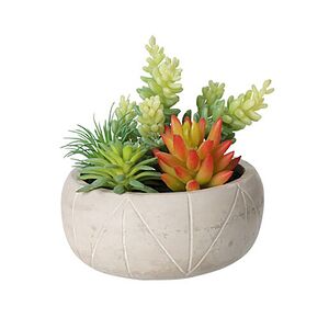 Искусственное растение в кашпо Succulent: Refule 14 см Koopman фото 3