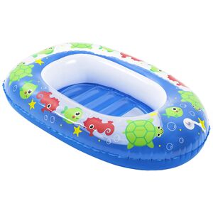 Детская надувная лодка Kiddie Raft - Морские приключения 102*69 см, синяя Bestway фото 2