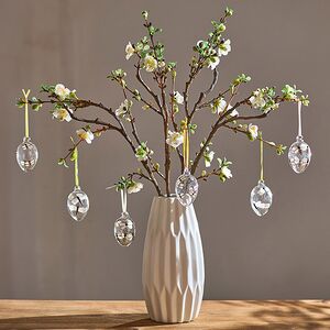 Декоративные пасхальные яйца - Dragonfly and Bee 6 см, 6 шт, подвеска Winter Deco фото 3
