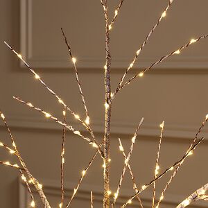 Светодиодное дерево Cunnington 120 см, 300 теплых белых микро LED ламп, IP44 Winter Deco фото 6
