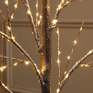Светодиодное дерево Cunnington 120 см, 300 теплых белых микро LED ламп, IP44 Winter Deco фото 4