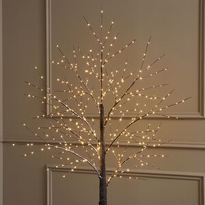 Светодиодное дерево Cunnington 150 см, 400 теплых белых микро LED ламп, IP44 Winter Deco фото 2