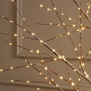 Светодиодное дерево Cunnington 150 см, 400 теплых белых микро LED ламп, IP44 Winter Deco фото 4